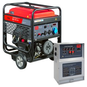 Бензиновый генератор FUBAG BS 11000 A ES с электростартером и коннектором автоматики + Блок автоматики Startmaster BS 11500 D (400 В) в ПОДАРОК