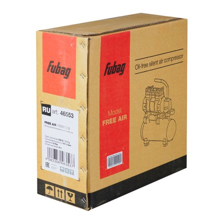 Компрессор безмасляный малошумный FUBAG Свободный Воздух (Free Air) 170/9/1.5 S в Мурманске фото