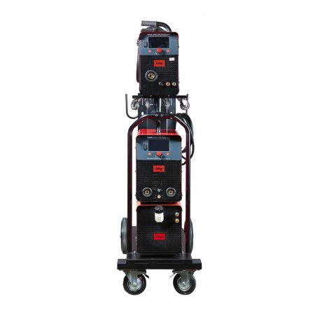 Полуавтомат сварочный FUBAG XMIG 500T DW PULSE  + подающий механизм DRIVE XMIG DW PULSE  + горелка FB 550W 3m  + блок жидкостного охлаждения Cool XMIG  + шланг-пакет 5 метров 95 мм2 14 pol с жидкостным охлаждением + тележка XM в Мурманске фото