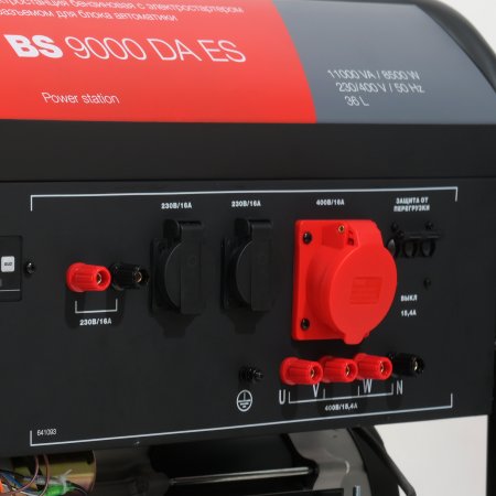 Бензиновый генератор FUBAG BS 9000 DA ES (трехфазный) с электростартером и коннектором автоматики в Мурманске фото
