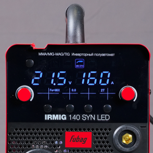 Сварочный полуавтомат FUBAG IRMIG 140 SYN LED с горелкой 150 А в комплекте в Мурманске фото