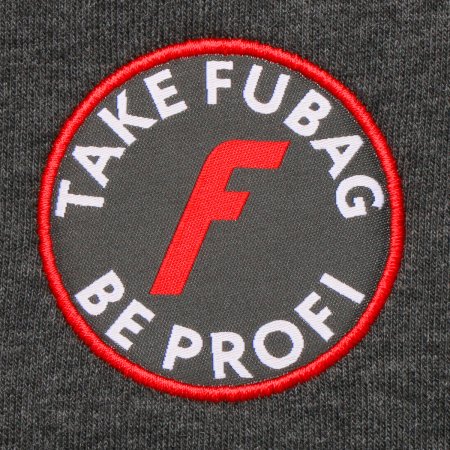 Серо-красная толстовка Fubag с капюшоном  размер L в Мурманске фото