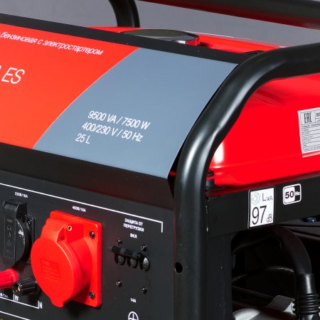 Бензиновый генератор FUBAG BS 8000 DA ES (трехфазный) с электростартером и коннектором автоматики в Мурманске фото