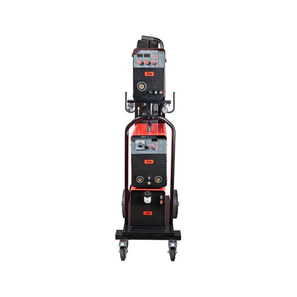 Полуавтомат сварочный FUBAG INMIG 500T DW SYN + подающий механизм DRIVE INMIG DW SYN + шланг-пакет 5 метров 70 мм2 14 pol с жидкостным охлаждением для INMIG 500T DW SYN + горелка FB 500 3m + блок жидкостного охлаждения Cool 70 + тележка для аппаратов в Мурманске фото