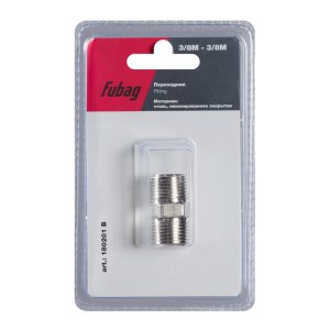 FUBAG Переходник 3/8 дюйма M на 3/8 дюйма М, блистер 1 шт в Мурманске фото