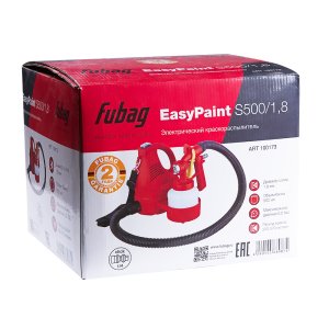 FUBAG Электрический краскораспылитель EasyPaint S500/1.8 с верхним бачком в Мурманске фото