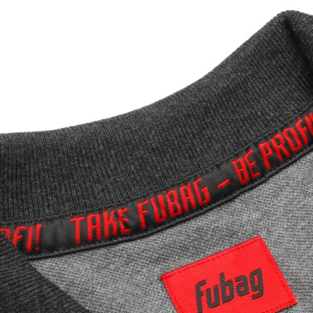 Серая рубашка-поло Fubag с красными пуговицами  размер XXL в Мурманске фото