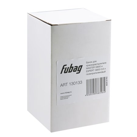 FUBAG Бачок для краскораспылителя MASTER G600 EXPERT G600, 0.6л полипропиленовый в Мурманске фото