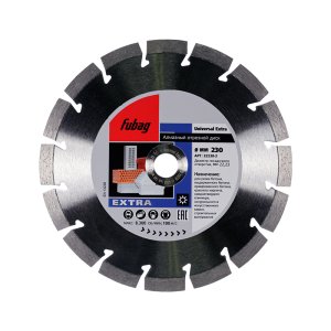 Алмазный отрезной диск FUBAG Universal Extra_ диам. 230/22.2 в Мурманске фото