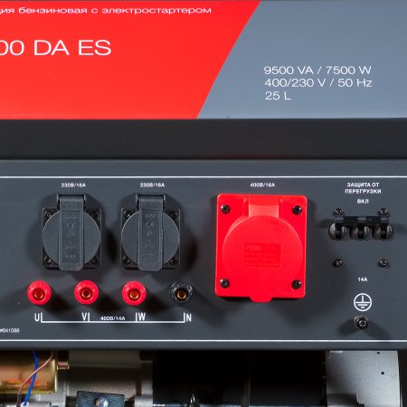 Бензиновый генератор FUBAG BS 8000 DA ES (трехфазный) с электростартером и коннектором автоматики в Мурманске фото