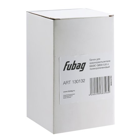 FUBAG Бачок для краскораспылителя BASIC G600, 0.6л полипропиленовый в Мурманске фото