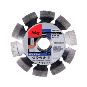 Алмазный отрезной диск FUBAG Universal Extra D125 мм/ 22.2 мм в Мурманске фото