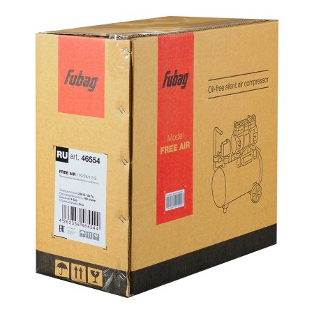 Компрессор безмасляный малошумный FUBAG Свободный Воздух (Free Air) 170/24/1.5 S в Мурманске фото